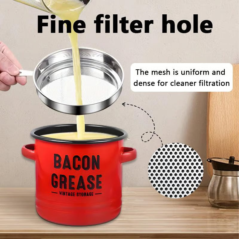 SafeStrain™ - Grease Container with Built-In Filter
