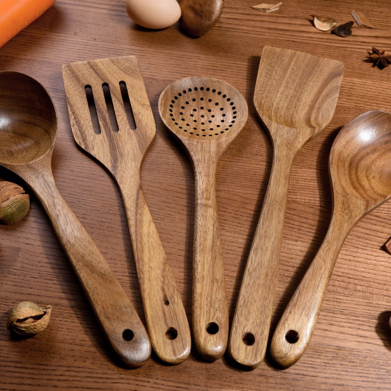 Craftsman Collection™ - 5-Piece Wooden Utensil Set