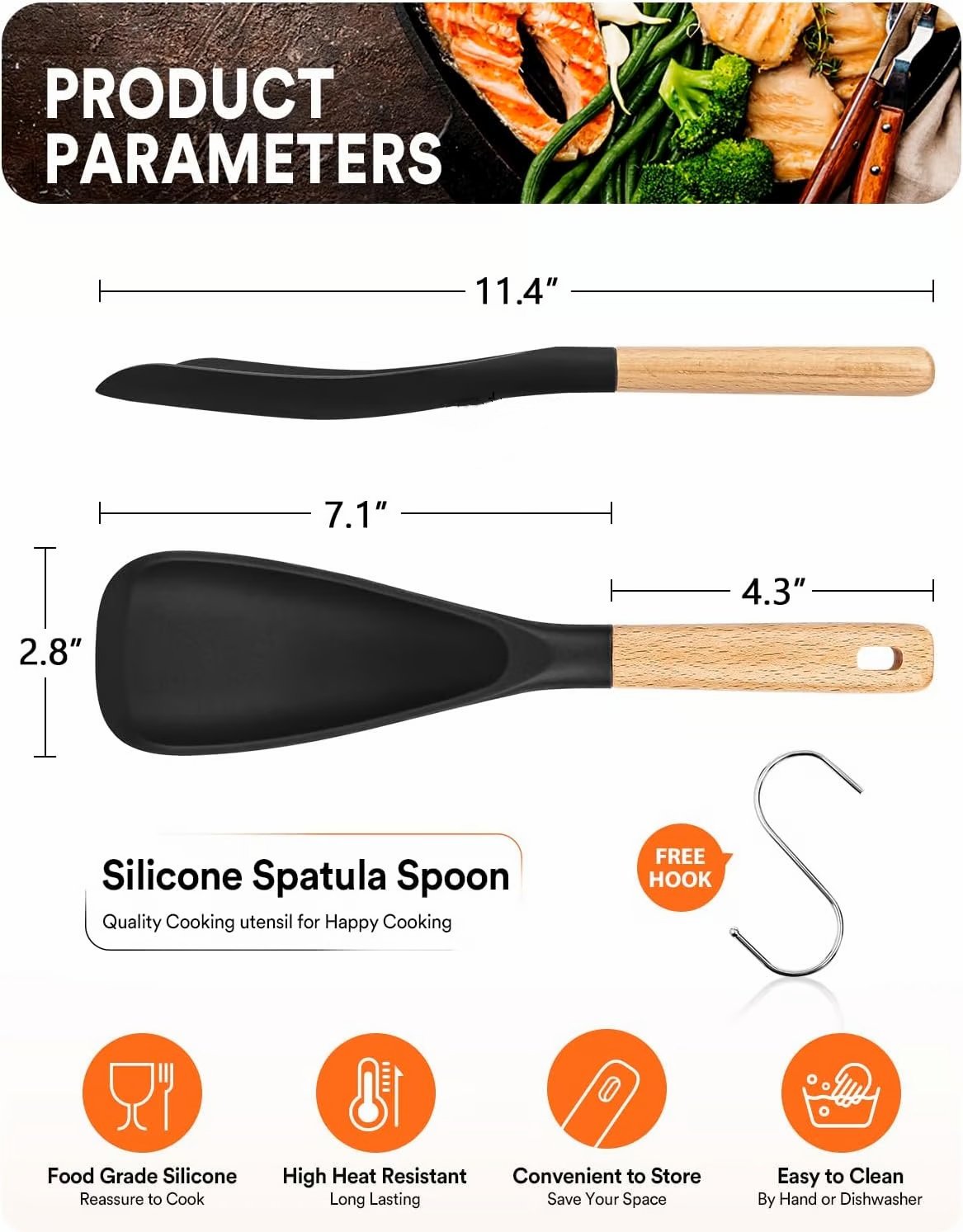 🎄Early Christmas  Sales 49% OFF- - Multifunction Spatula Cooking Spoon