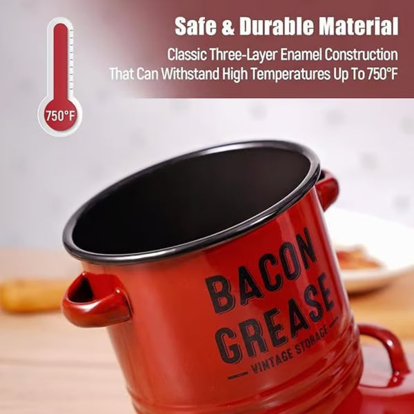 SafeStrain™ - Grease Container with Built-In Filter